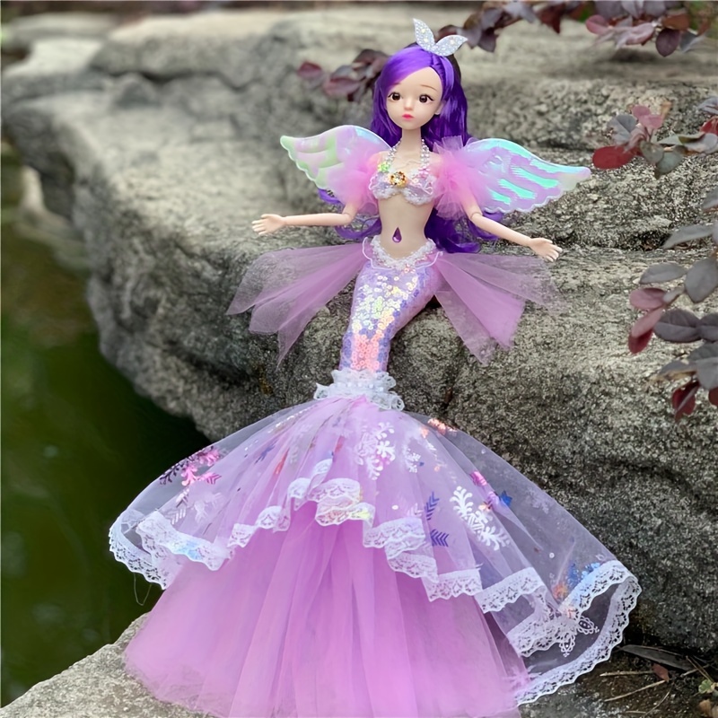Beautiful Princess Mermaid Doll Toy Birthday Gift Pretend - Temu