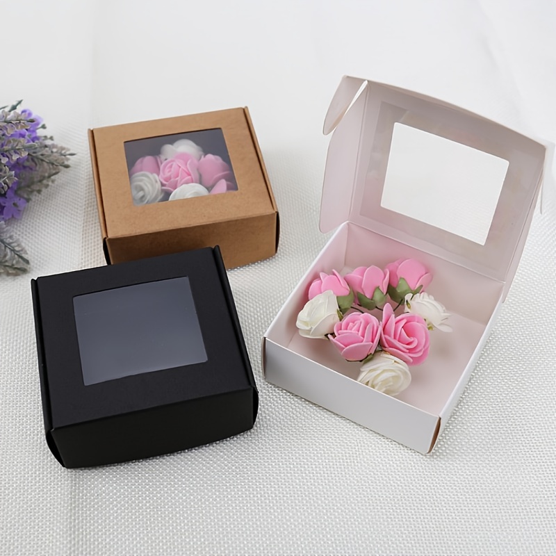 Mini Cardboard Boxes Jewelry Gift Kraft Treat Boxes Party - Temu