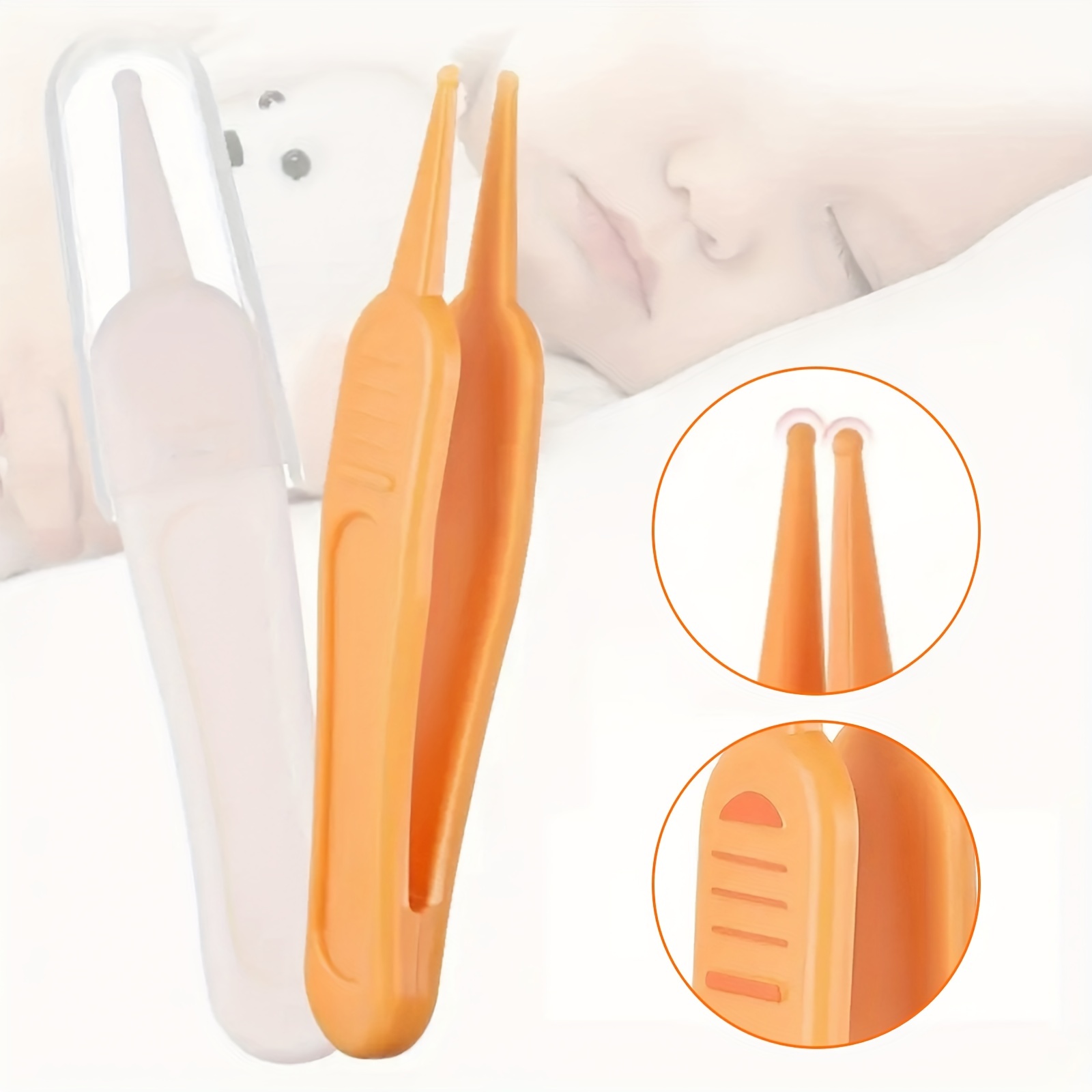 Baby Dig Booger Clip Infants Ear Nose Navel Clean Tools Kids Safety Tweezers  Cleaning Forceps Toddler