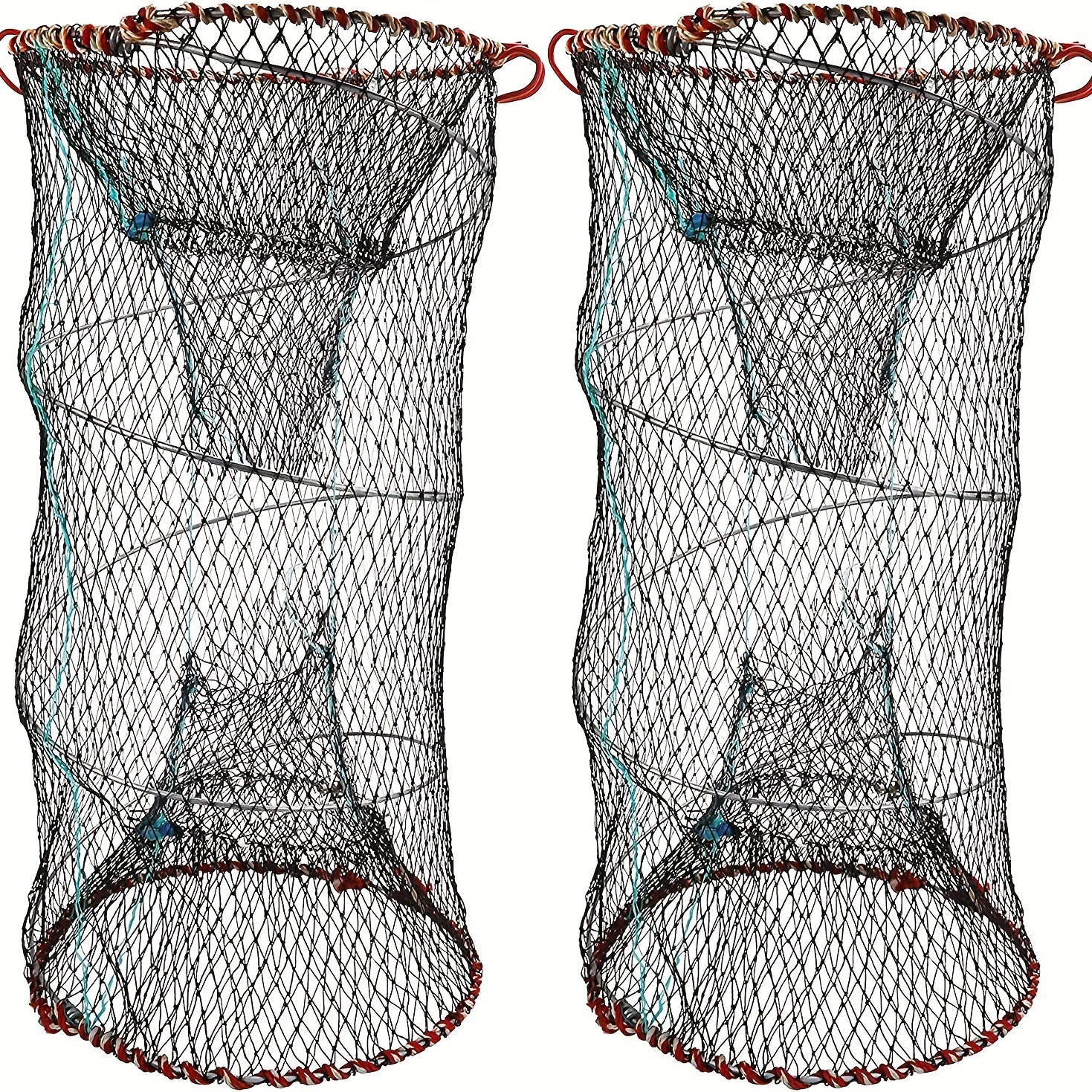 Foldable Hexagon Fishing Bait Trap Minnow Crab Crawdad - Temu