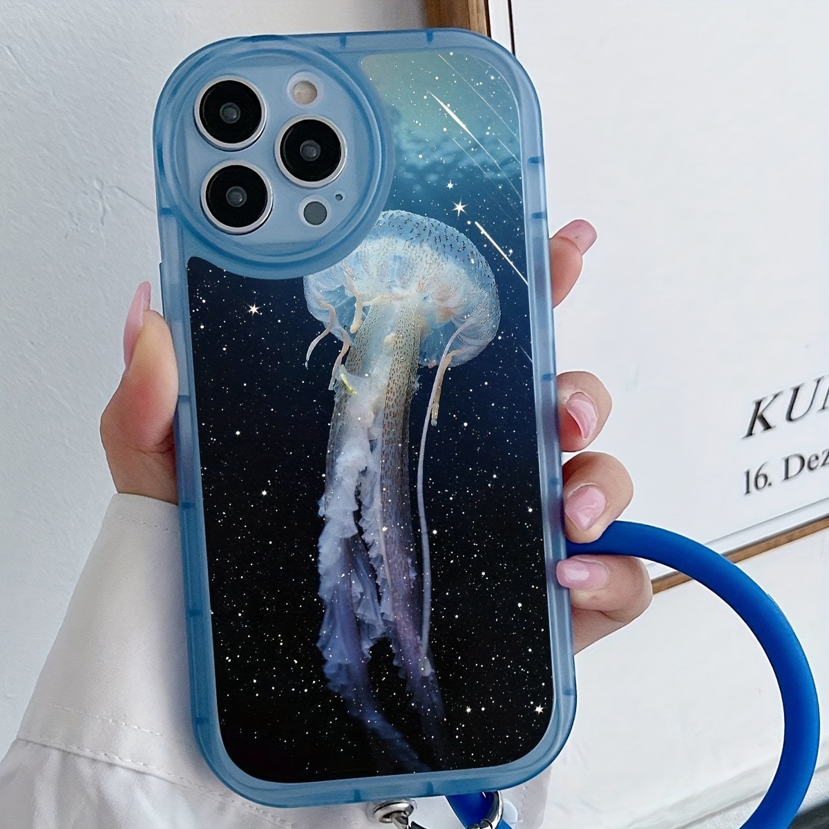 Phone Case With Ocean Dream Jellyfish Pattern Graphic With Temu