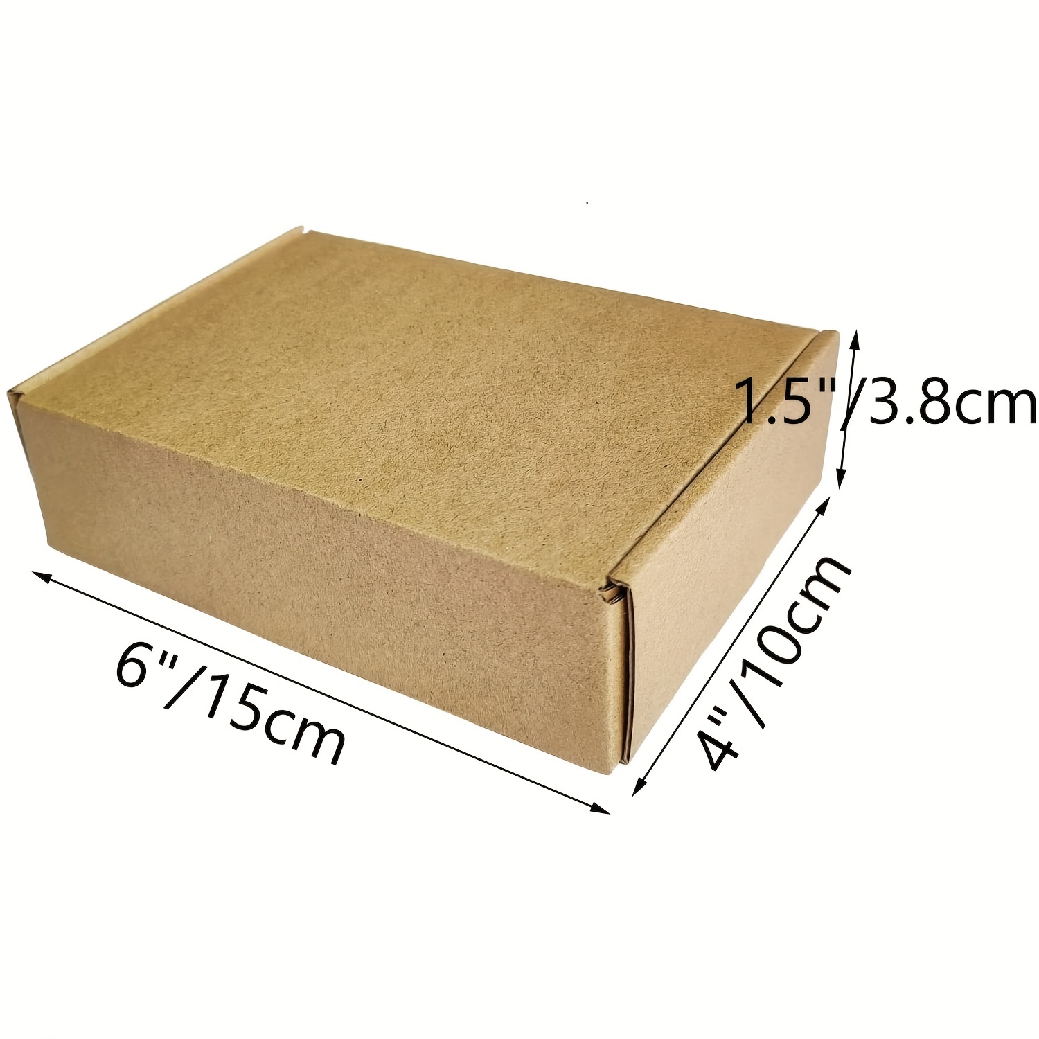 Cajas De Envío De Correo Pequeño De 6x4x1.5 Pulgadas, Caja De Embalaje De  Cartón Corrugado, Para Embalaje De Pequeñas Empresas, Productos De Regalo Ar