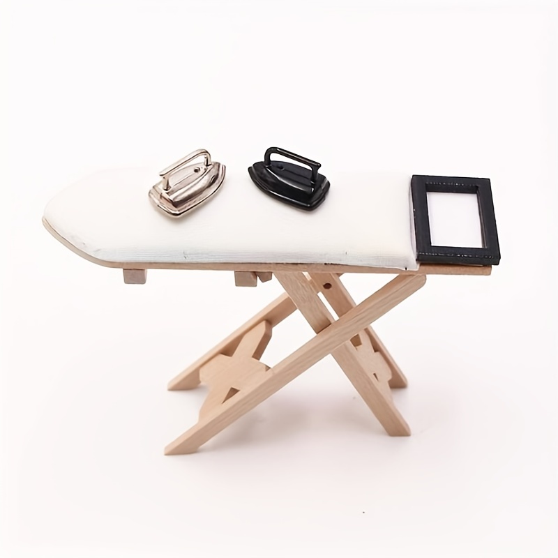 Tabla de planchar pequeña, tabla de planchar portátil con patas plegables,  Mini tabla de planchar plegable portátil para sala de manualidades de  costura - AliExpress