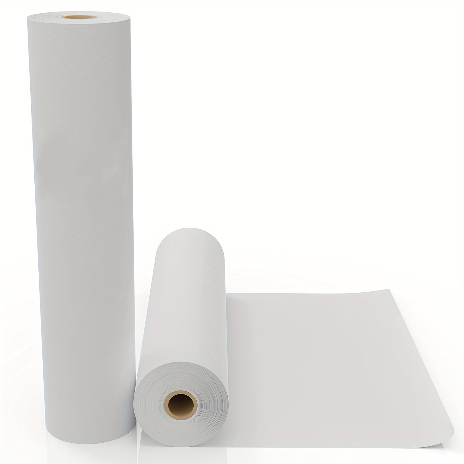 2 Rolls White Arts and Crafts Paper Rolls Fadeless Bulletin Board Paper 