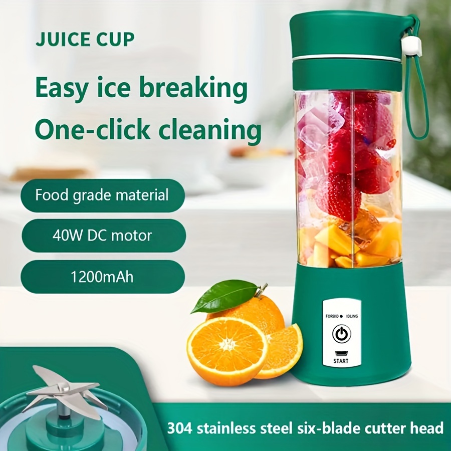 Portable and rechargeable battery 2024 juice blender