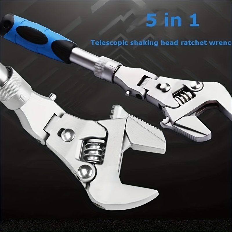 Hook Spanner Adjustable Universal Wrench Set Round/Square Head CR-V Shape  Chrome Vanadium Screw Nuts Bolts Driver Hand Tools - AliExpress