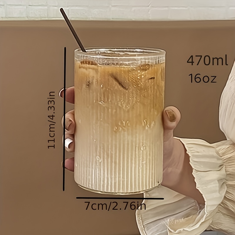 16 oz Coffee Stripe Tumbler