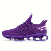 fashion mesh breathable low top chunky sneakers comfortable solid color running shoes womens footwear details 1