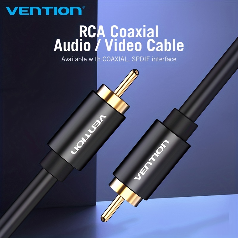 Línea De Conexión De Audio RCA, Cable Coaxial RCA Macho A Macho