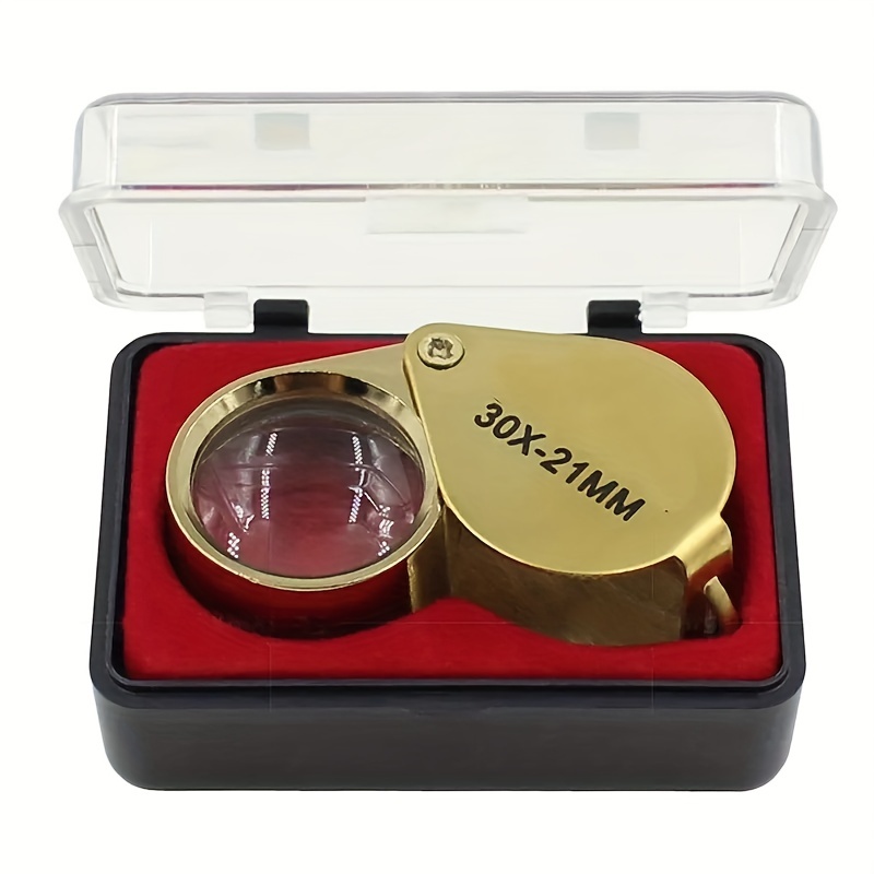 10x 30x Jewelry Gemstone Jewelry Loupe Magnifier Tool Eye - Temu
