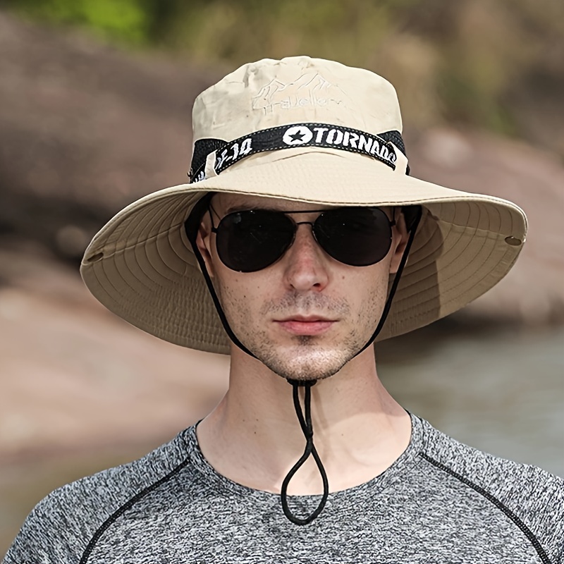 1pc Adjustable Vintage Bucket Hat For Men Perfect For Fishing