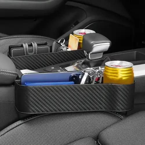 Autositz Lückenfüller Aufbewahrungsbox Handy Halter Becherhalter Zubehör