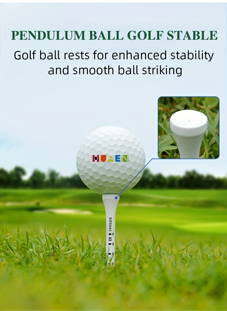 120/150pcs Durable Wooden Golf Tees - Ideal for Consistent Tee Height and Enhanced Accuracy on the Course