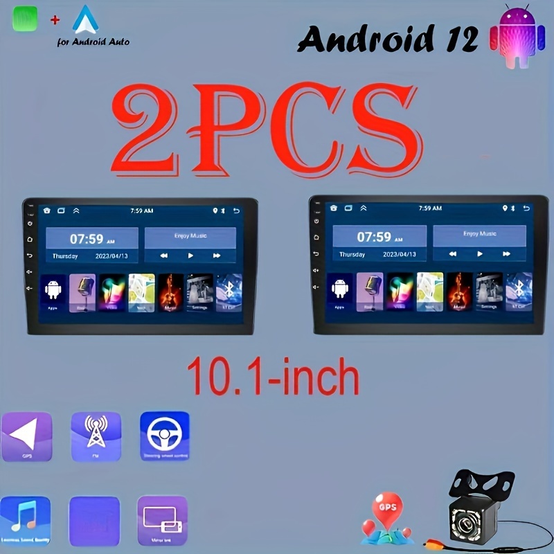 Single Din 2+ Android13 Car Radio Stereo Ips Touch Screen - Temu