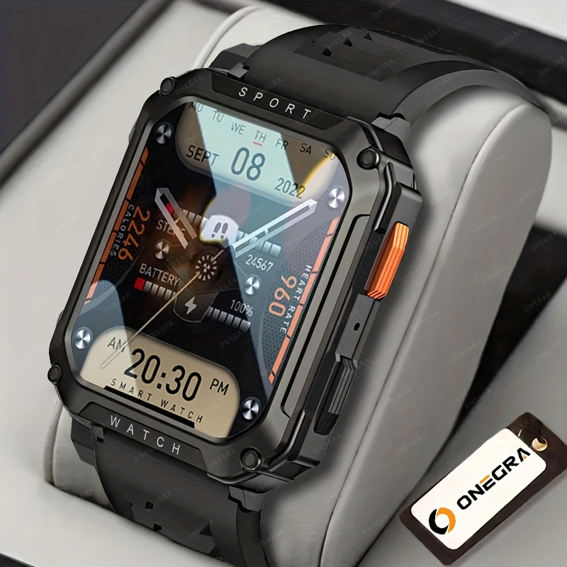 Reloj Inteligente Militar Bluetooth De Hombre Para iPhone Samsung Galaxy  Android 