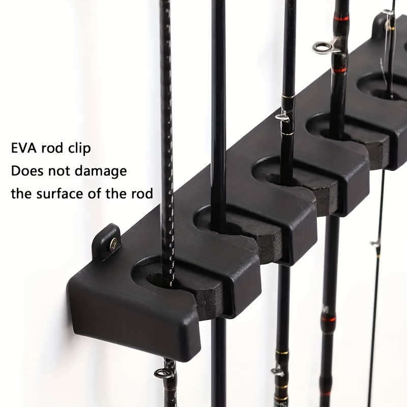 Fishing Rod Holders Vertical/horizontal Storage Racks For 6 - Temu