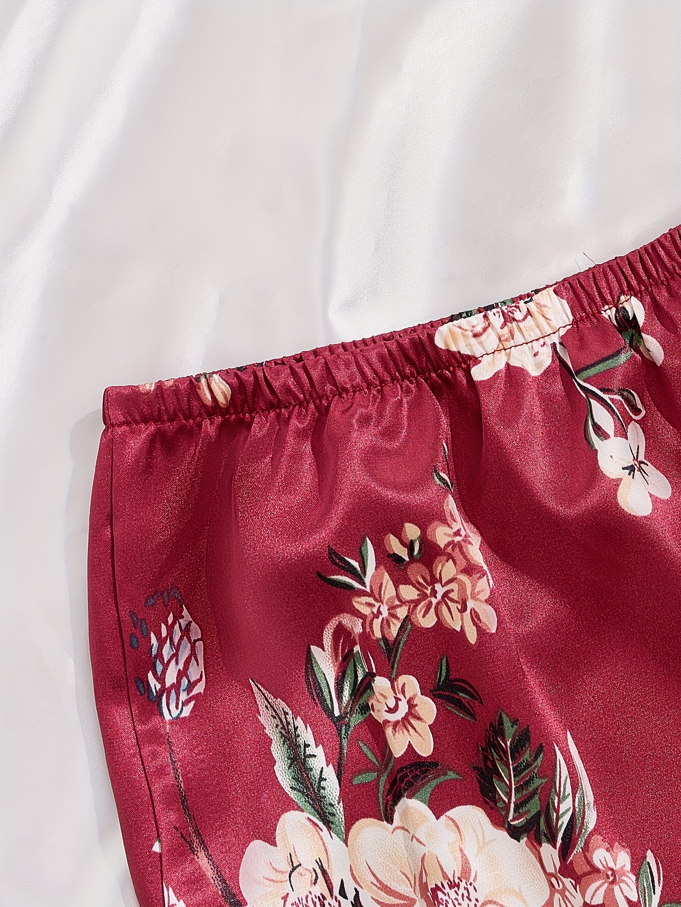 Floral Print Soft & Comfy Women's Pajama Shorts