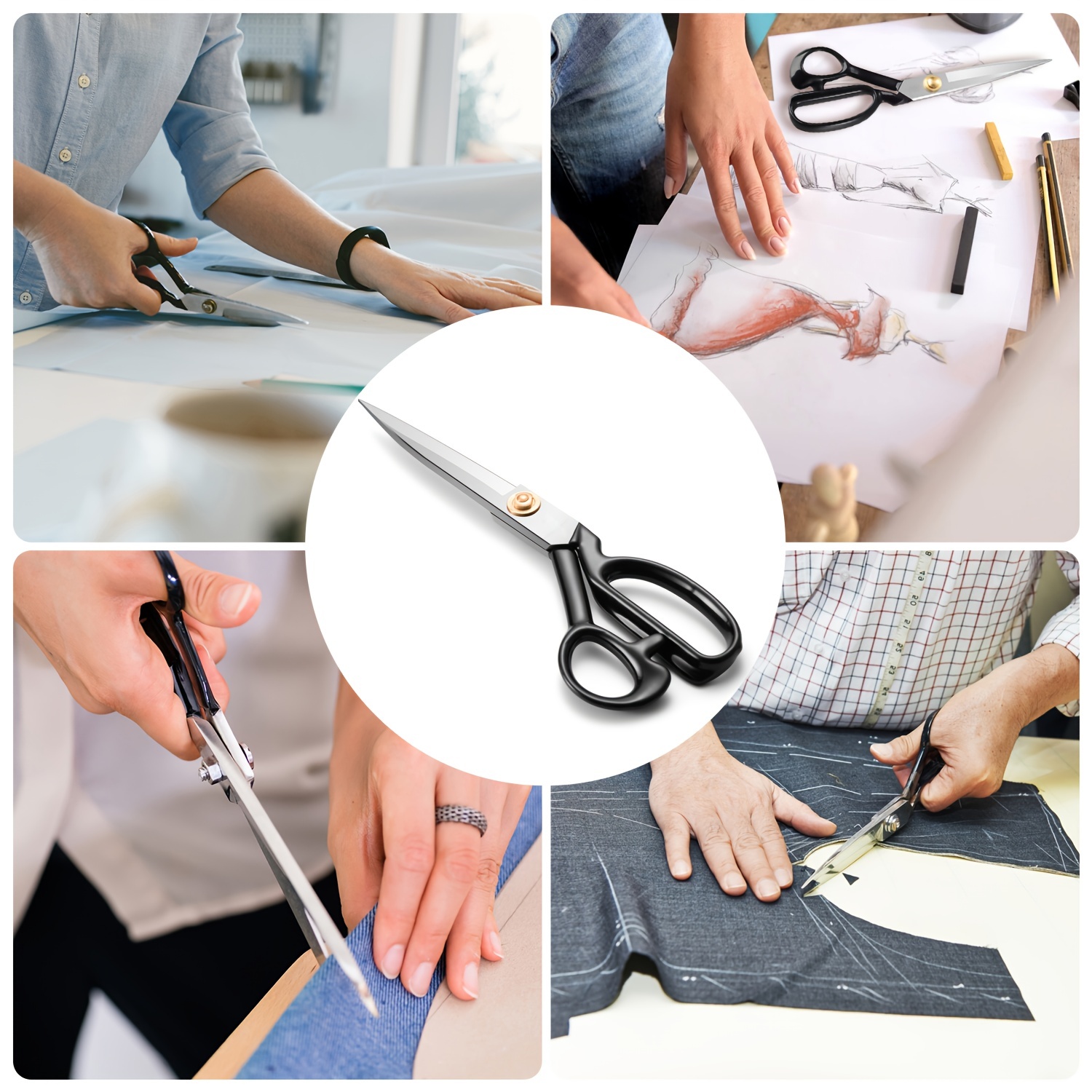 Sewing Scissors 10 Inch Fabric Dressmaking Scissor Upholstery