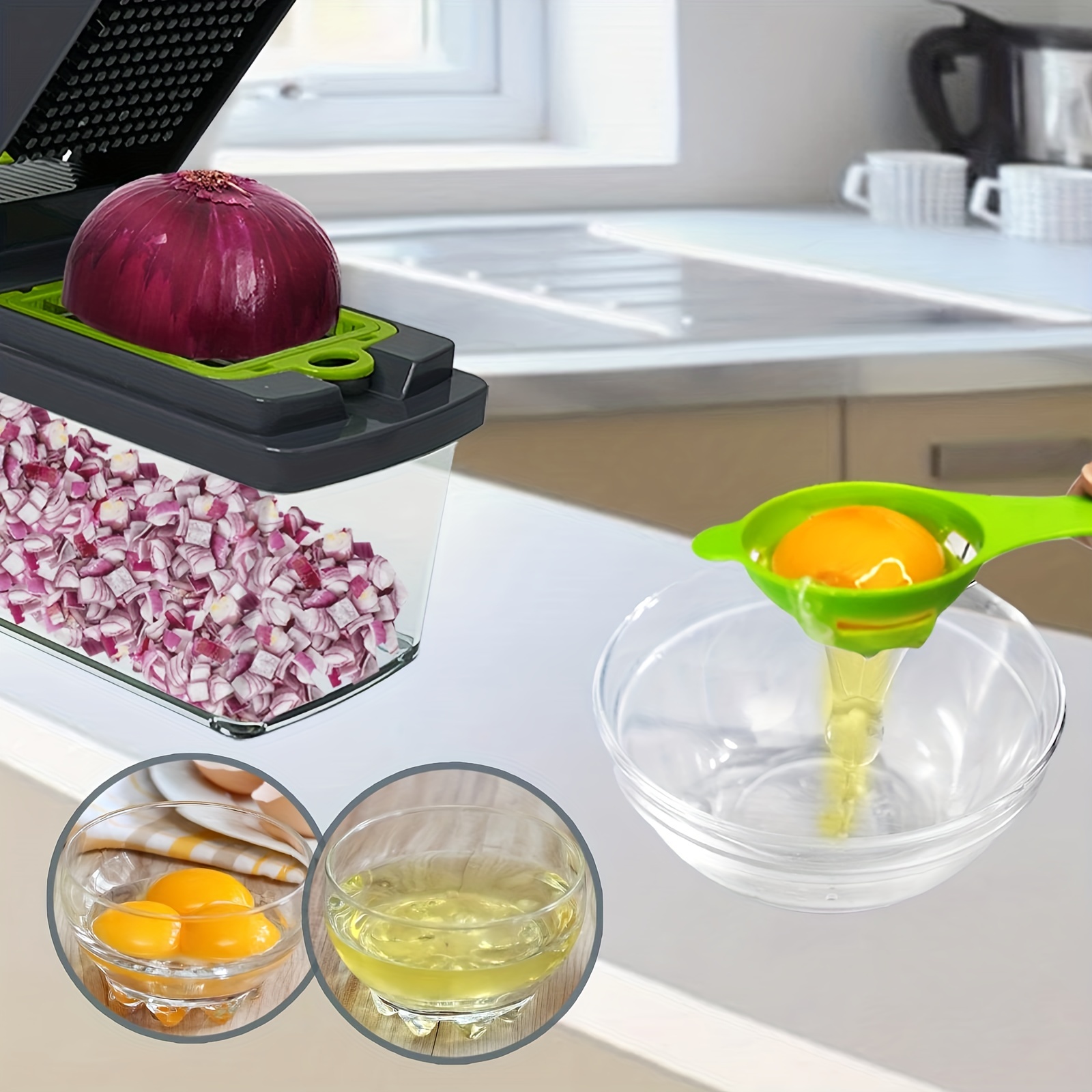 Vegetable Fruit Chopper Professional 12 in 1 Vegetable - Temu