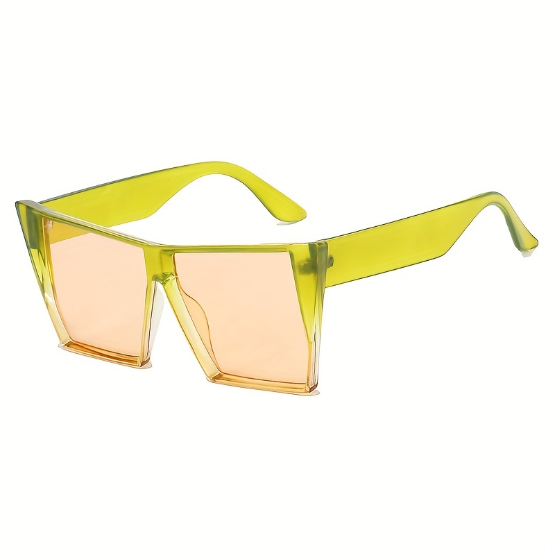 Y2k Rectangle Fashion Sunglasses Women Men Cute Jelly Color - Temu