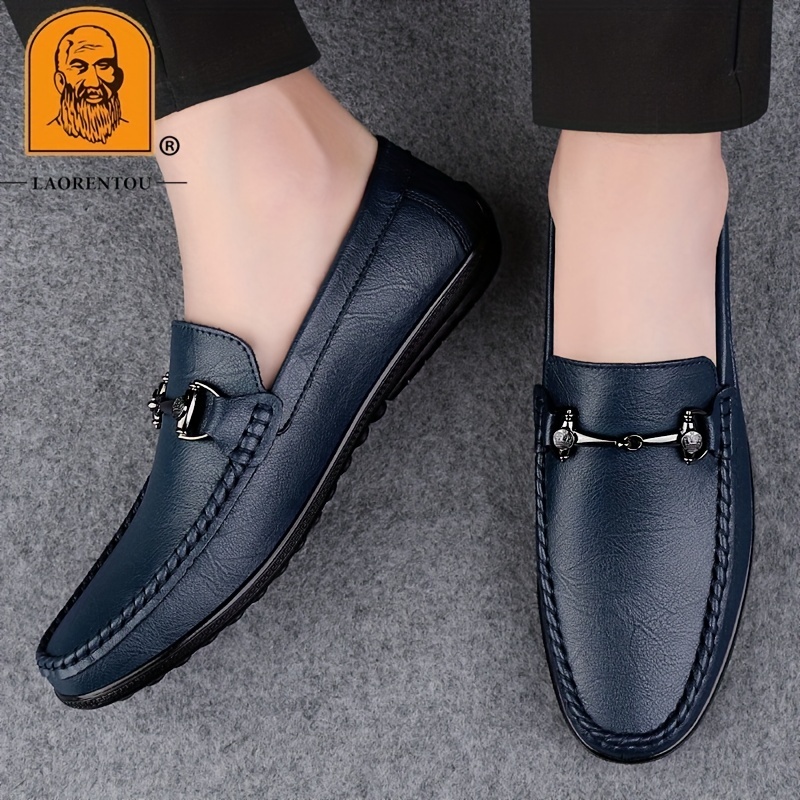 Men's Horsebit And Other Loafer Shoes, Casual Non-slip Slip On
