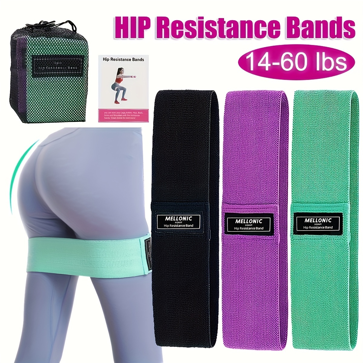 Elastic Yoga Resistance Band Pilates Stretch Tension Belt - Temu