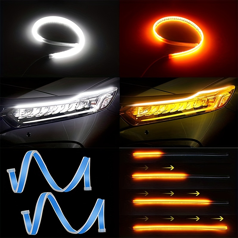 Neueste 60 Cm/24 Zoll 2 Stücke Led Drl Auto Tagfahrlicht - Temu Austria