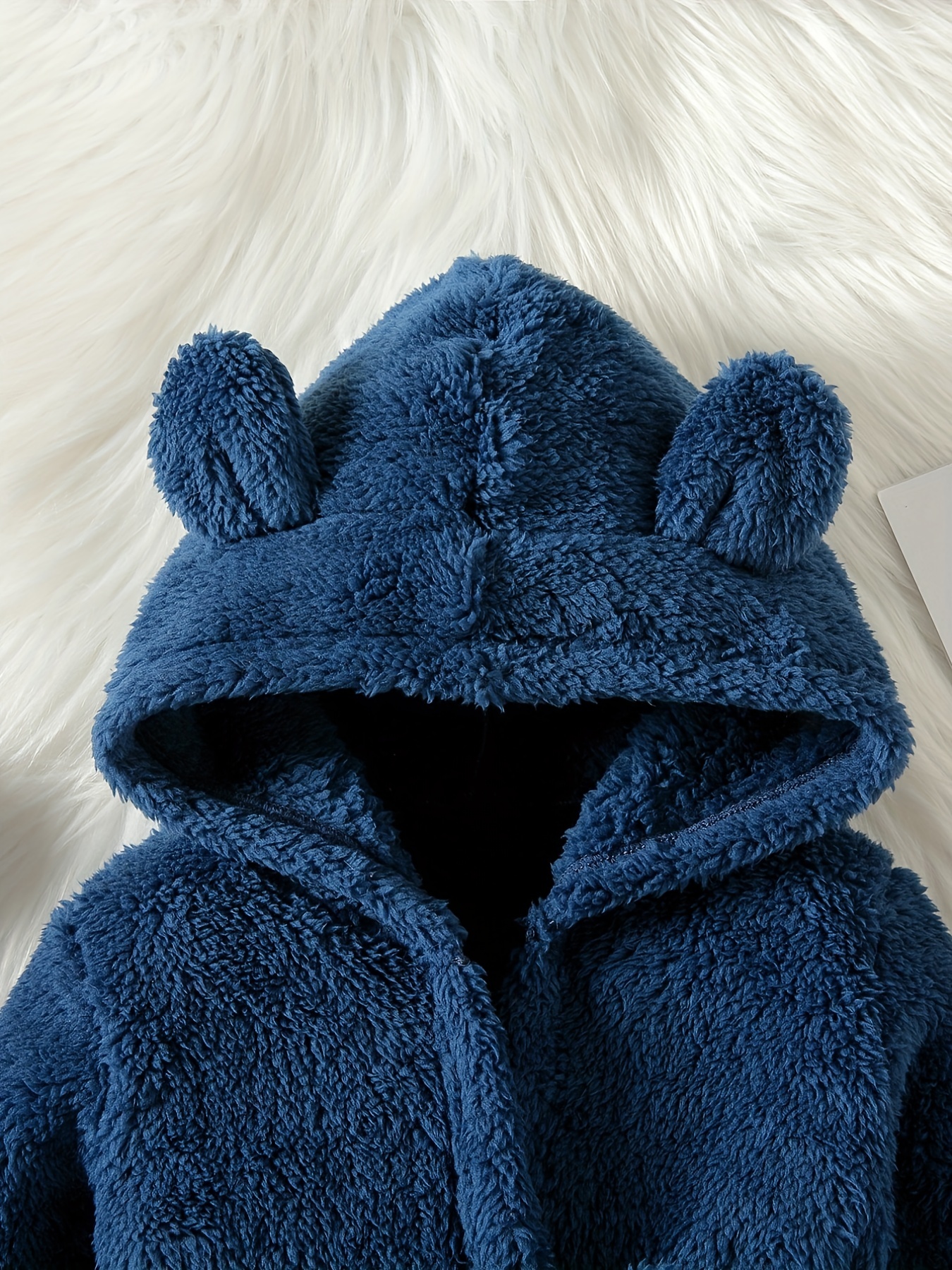 Furry hoodie with discount ears