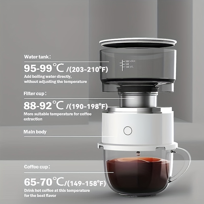 Coffee Maker 1 Single Serve Coffee Machine Pod Coffee Maker - Temu
