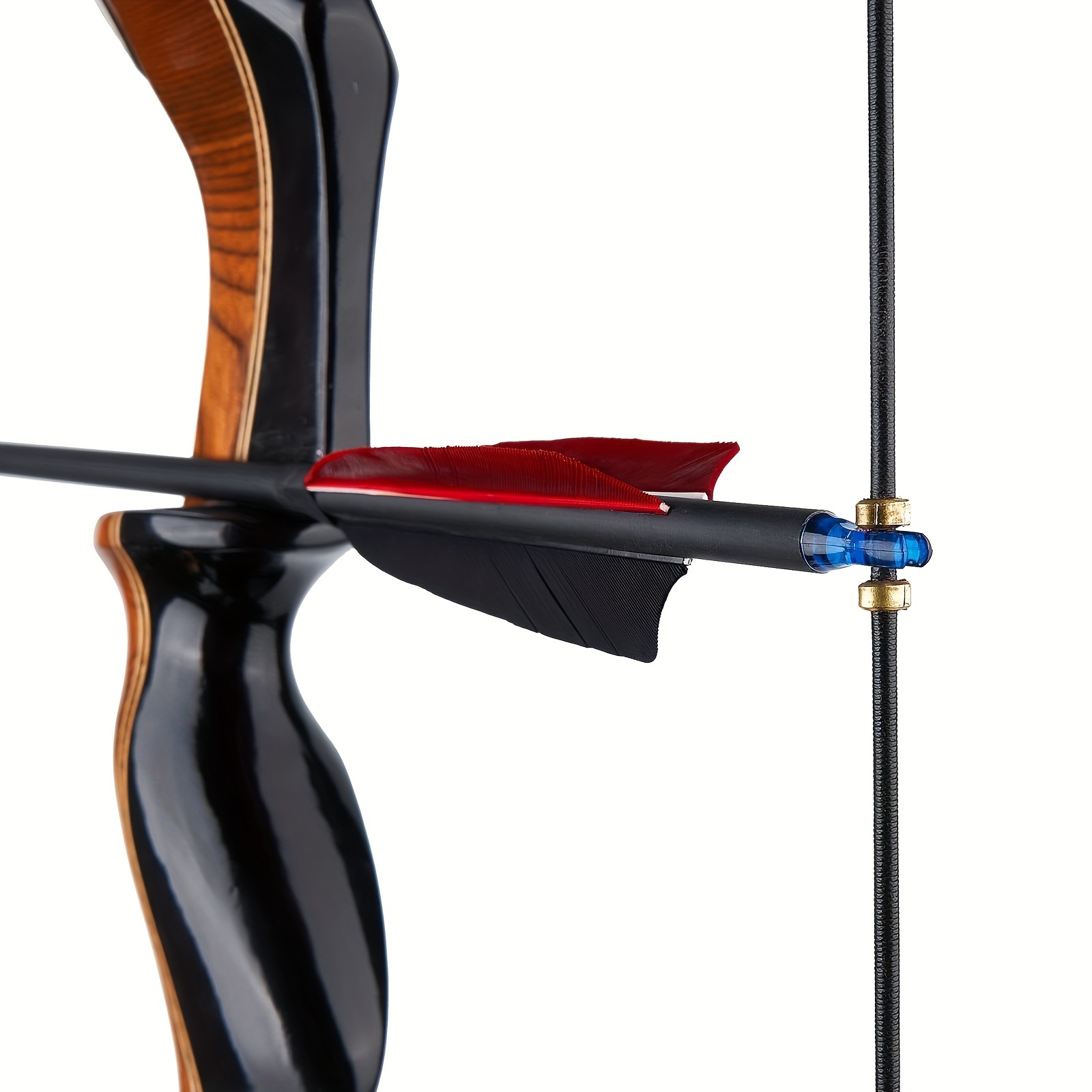 Archery Bow String Nock Points Buckle Clip Knocks Brass Archery Bow  Accessories
