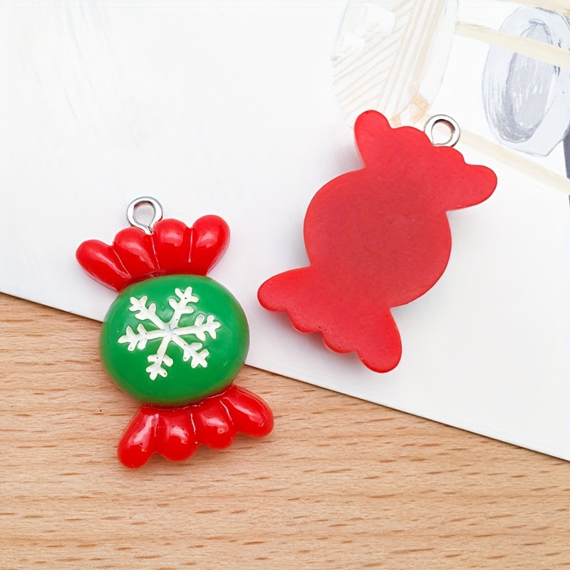 Mixed Style Resin Christmas Pendants Snowflake Christmas - Temu