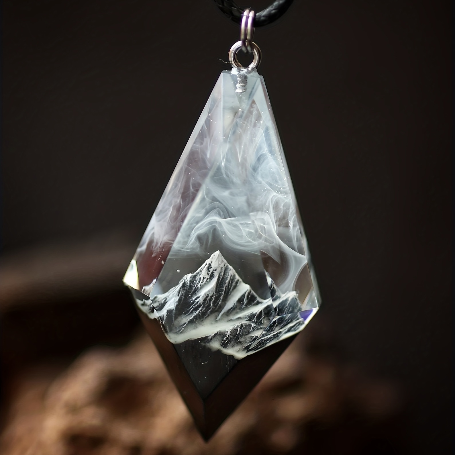 

1pc Trendy Landscape Jewelry Mountain Pendant Cool Gift Men's Jewelry Pendant
