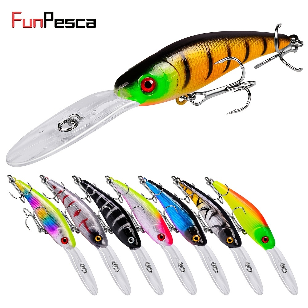 Fishing Bait, Sharp Three Hooks 3d Holographic Fish Head Bait Salt Water,  Simulated Coating Ring Saltwater Fishing Lures for Lake Fishing Ocean Boat  Fishing Leisure and entertainment (Color : C): Buy Online