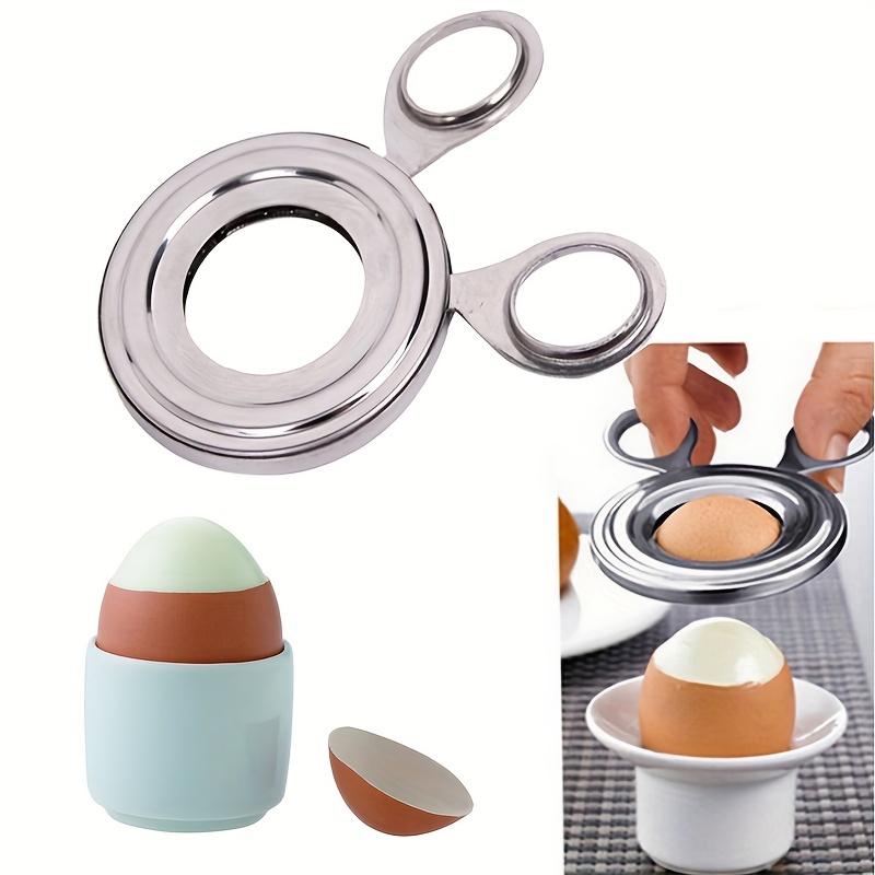 Forbici per uova guscio d'uovo sodo Topper Cutter Opener strumenti per uova  taglierina per uova Gadget da cucina pelapatate per uova - AliExpress
