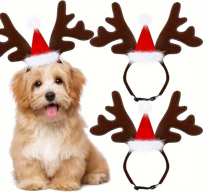 Dog christmas outlet headband