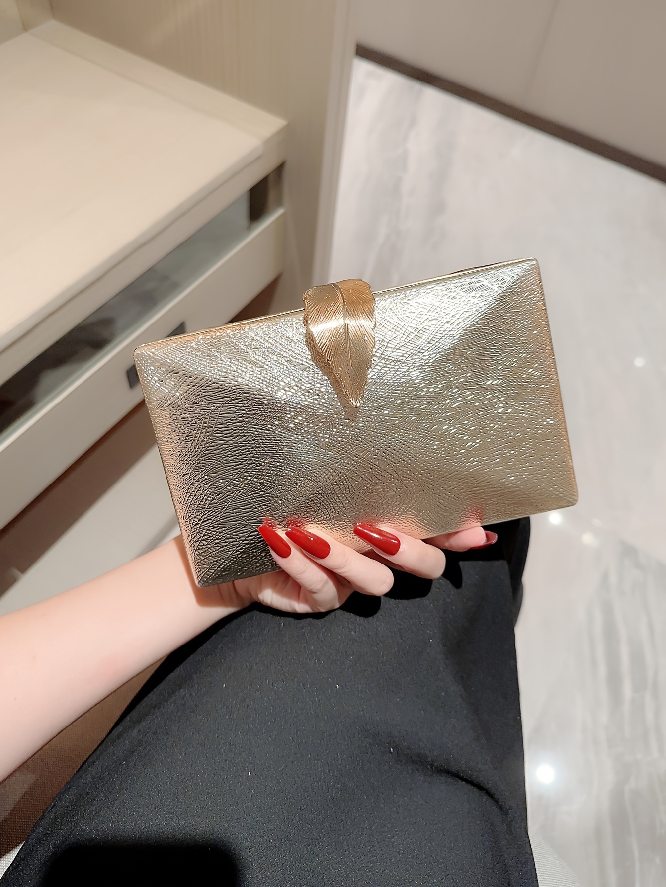 Women Sequins Evening Bag Shining Glitter Envelope Clutch Purses Wedding  Party Cocktail Prom Handbag