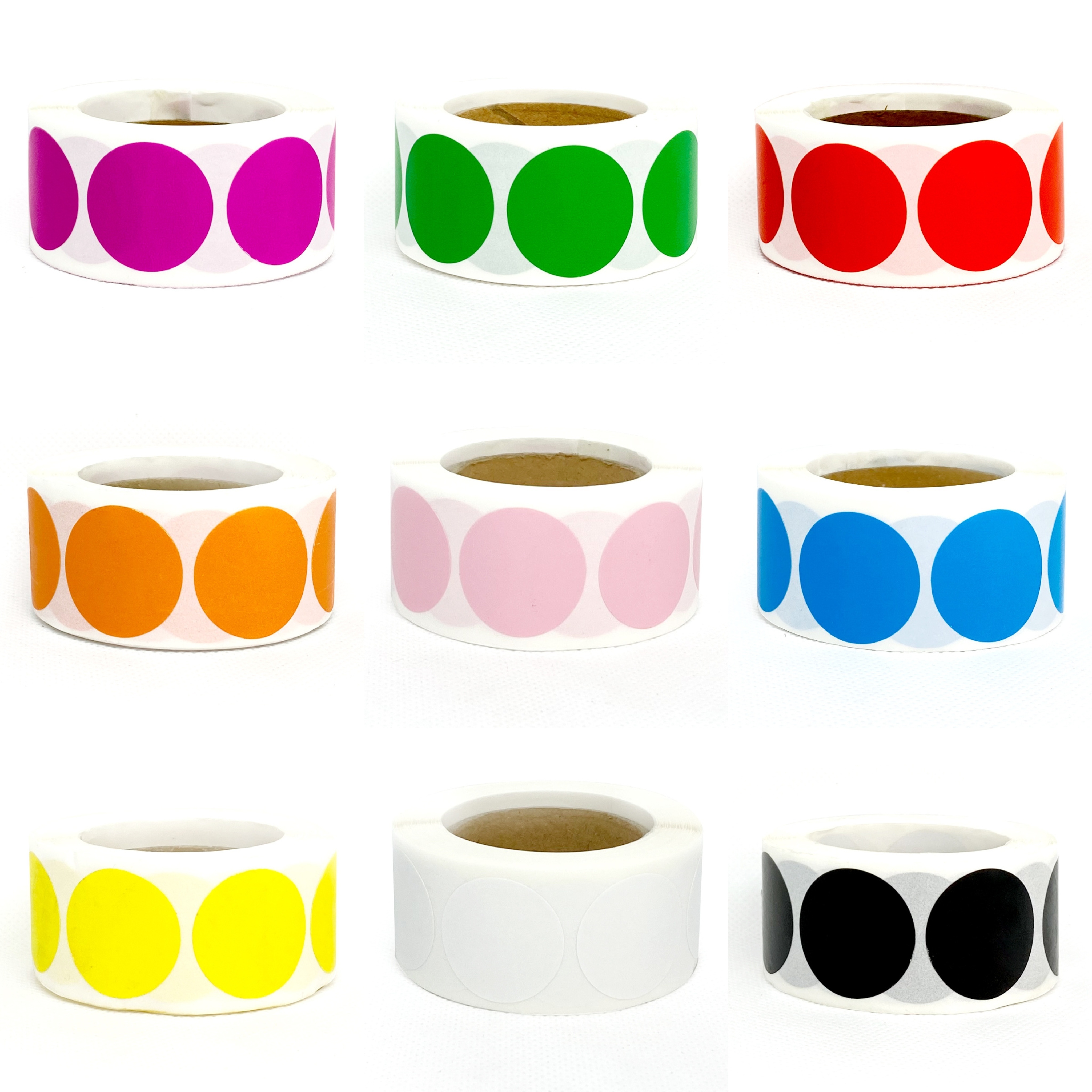 Nev'S 1/2 wide x 500 White Labeling Tape (T-05-White)