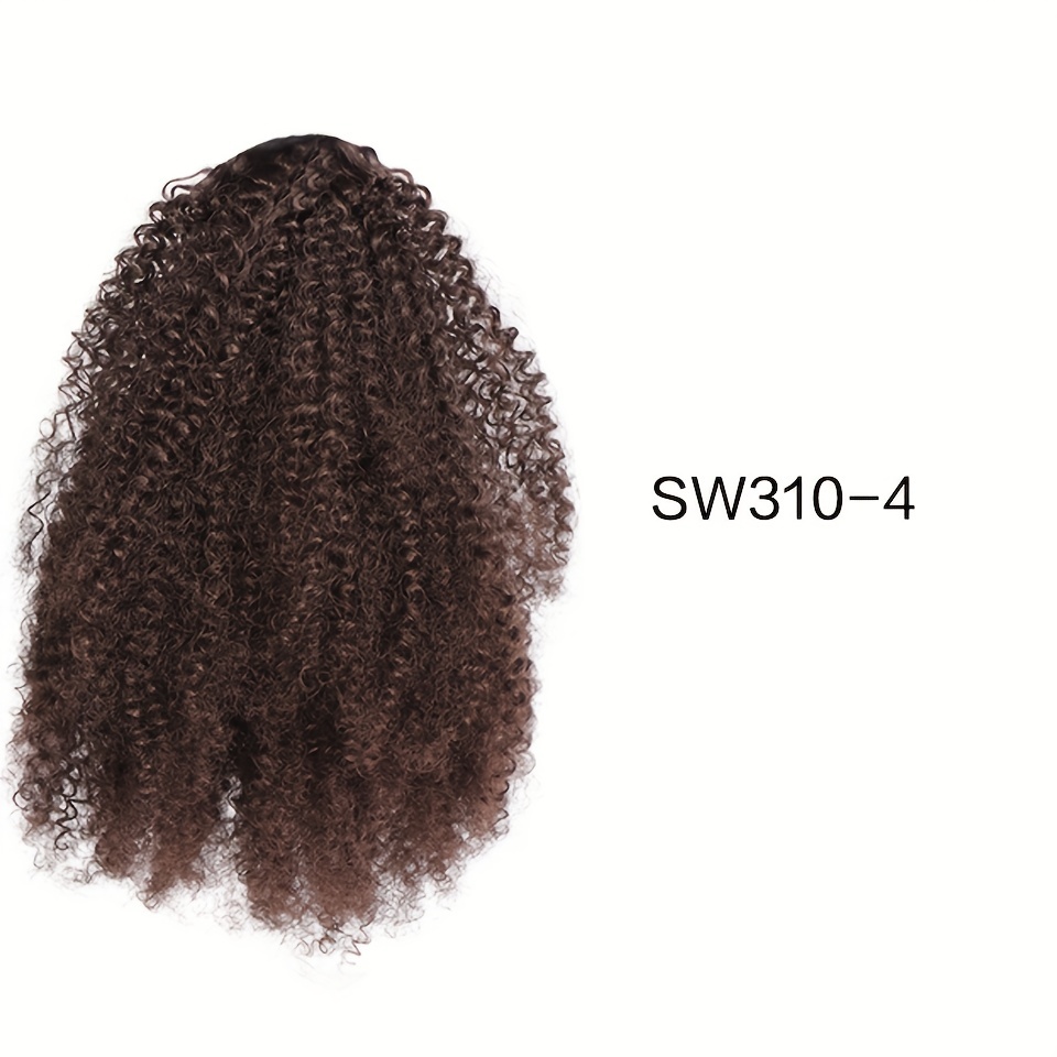 African Drawstring Ponytail Kinky Curly Hair Extension