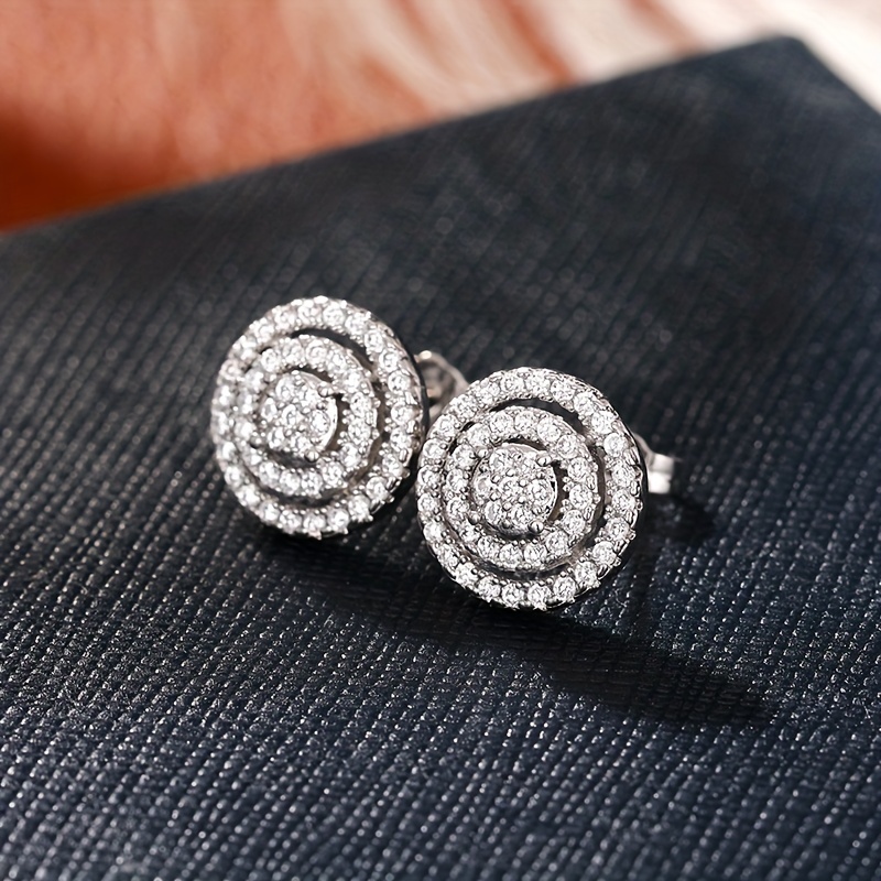CZ Stud Earrings - April Birthstone - Nickel Free - Durable - Sparkling