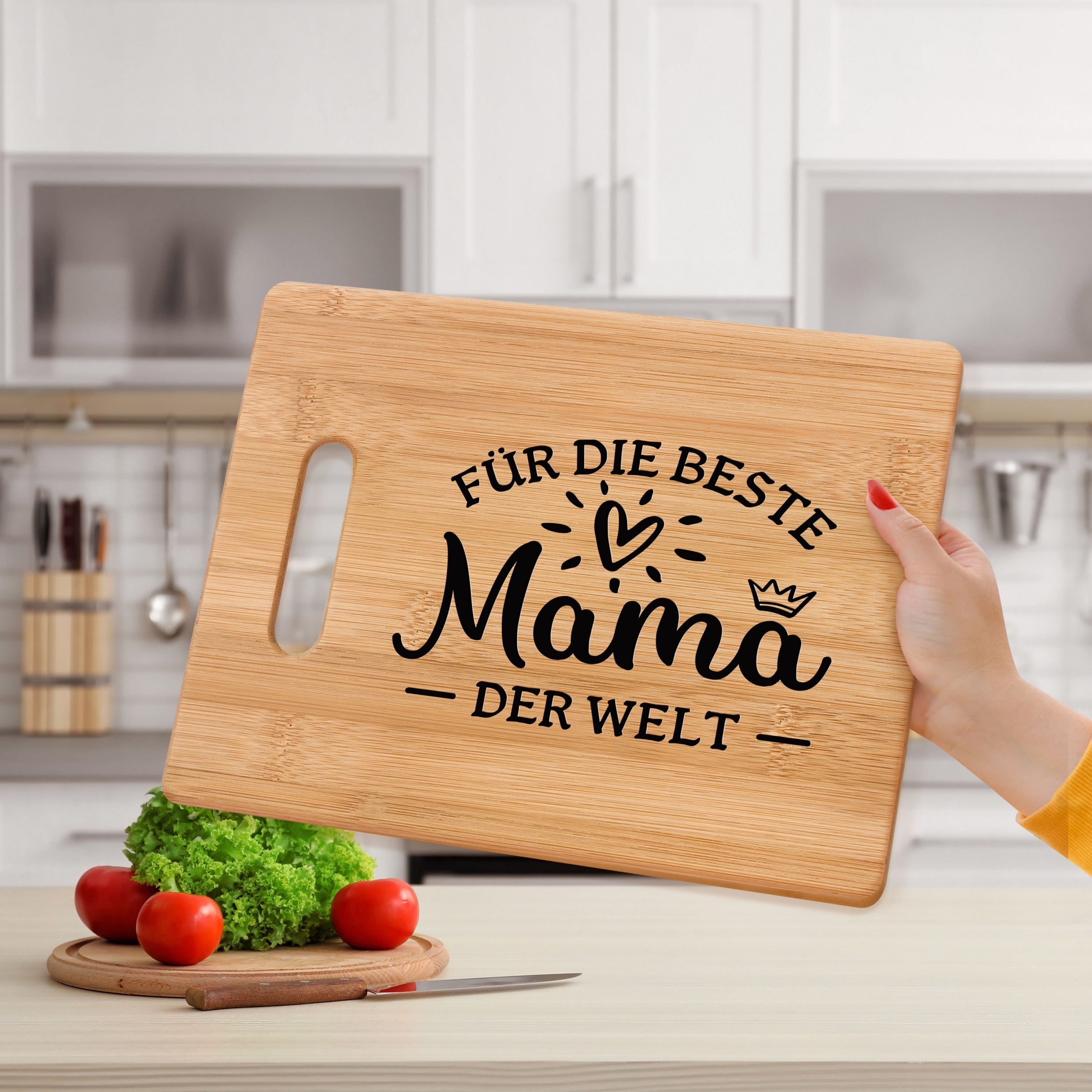 Personalized Cutting Board Mothers Day or Christmas Gift for Mom