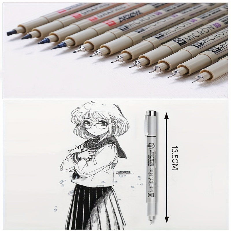 Precision Micro Line Pen. Stylo À Pointe Fine Noire. Encre - Temu Canada