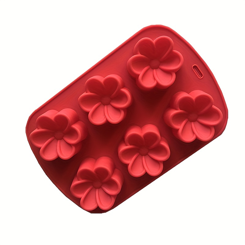 3 Cavity 5 Petal Flower Mold