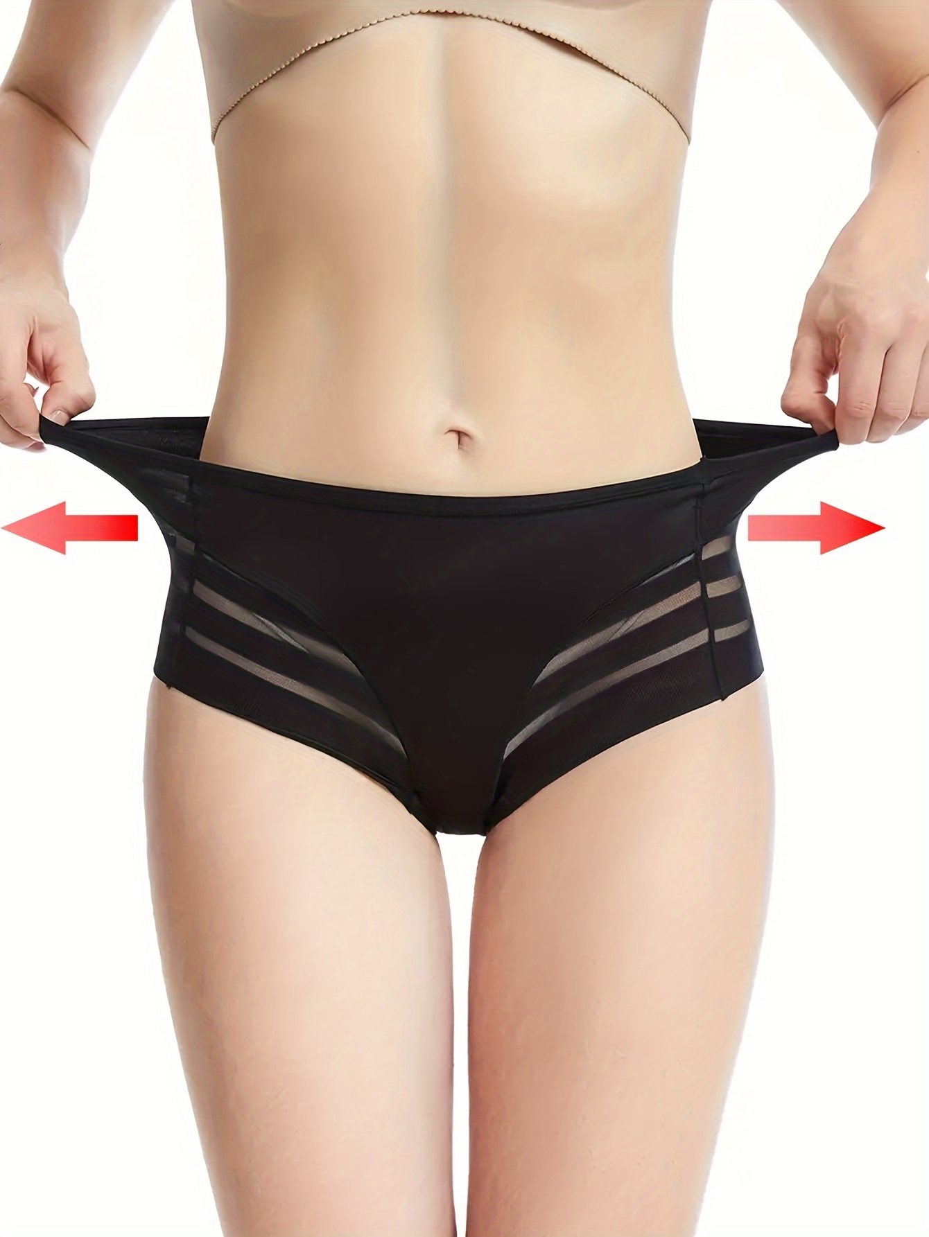 High Waist Shaping Thongs Breathable Tummy Control - Temu Canada
