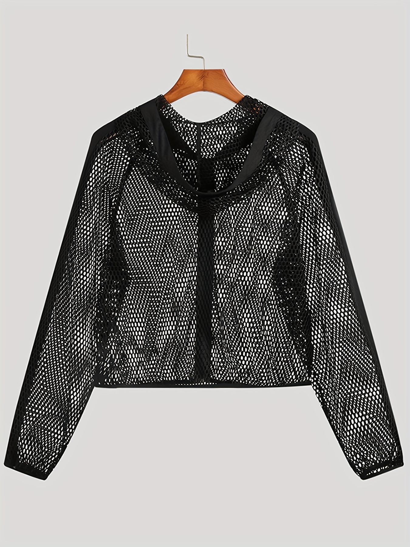 White fishnet outlet jacket