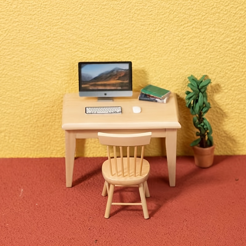 Mesa Comedor En Miniatura 5 Uds. Casa Juegos Mini Muebles - Temu