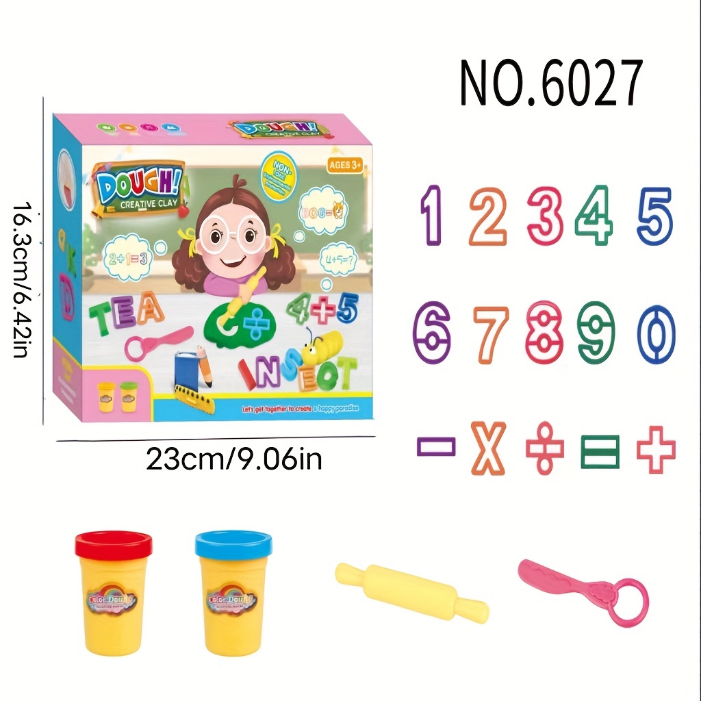 Educational Diy Plasticine Mold Modeling Clay Set With Play - Temu