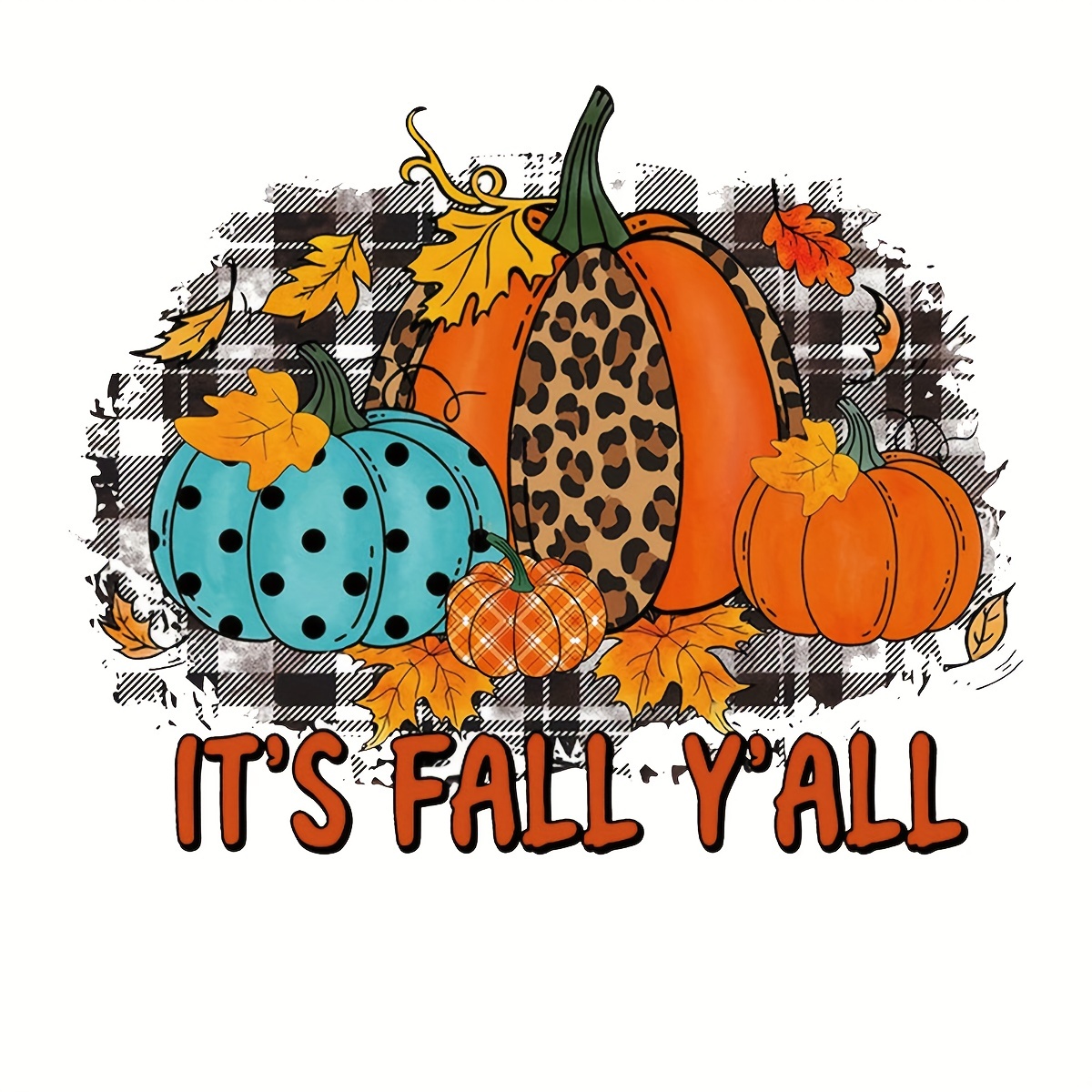 Autumn Fall Winter Harvest Festival Pumpkin Iron Stickers - Temu