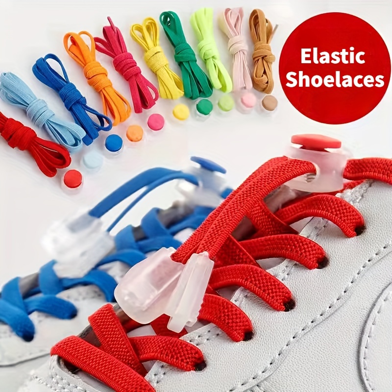 Elastic No Tie Shoe Laces Tieless Shoelaces For Adults Heavy - Temu