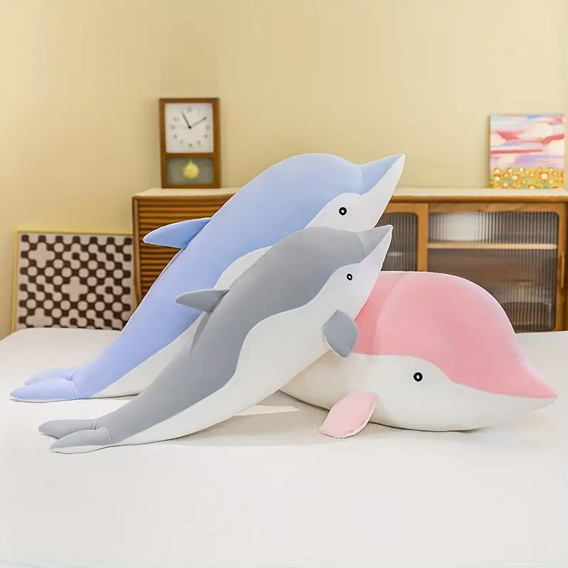 Dolphin Pillow Plush Stuffed