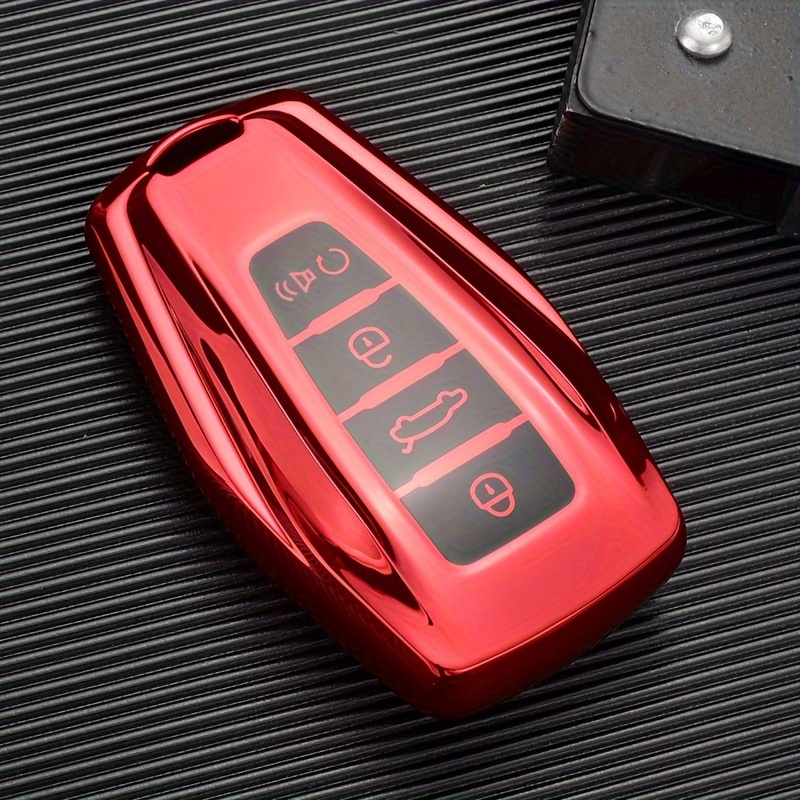 【ピンク】GeelyCoolrayX6X7 Emgrand Global Hawk GX7 Soft TPU用カースマートリモートキーケース保護カバー 【Pink】Car Smart Remote Ke